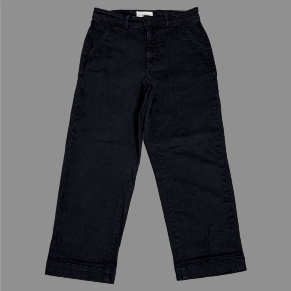 Everlane High Rise Utility Straight Leg Crop Jeans Black Women’s Sz 10